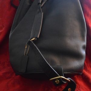 Authentic Vintage Coach Large Leather Duffle